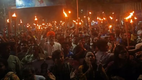 'Jai Shri Ram' Chants In Dhaka As Thousands Protest 'Desecration' Of Image