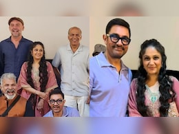 In Pics: <i>Lagaan</i> Actor Gracy Singh All Smiles With Aamir Khan And Others At 25th Anniversary Bash