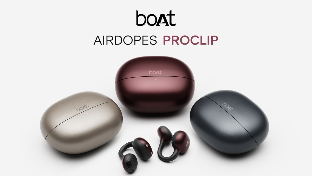 boAt Airdopes ProClip ओपन ईयर ईयरबड लॉन्च, 52 घंटे चलेगी बैटरी, जानें सबकुछ