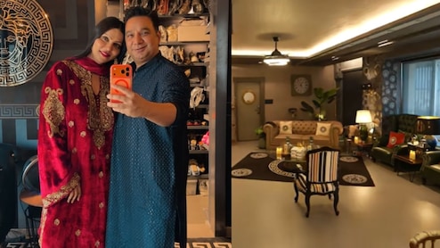 Inside Director Ahmed Khan's Mumbai Home With Versace Decor, MF Husain Art