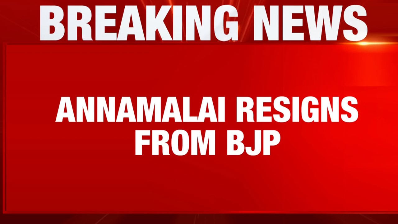 K Annamalai Quits BJP, Party Accepts His Resignation