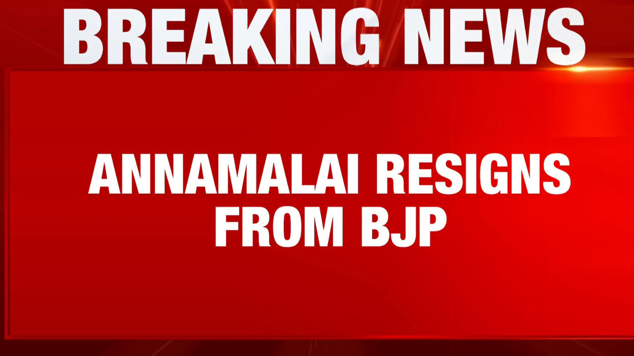 K Annamalai Quits BJP, Party Accepts His Resignation