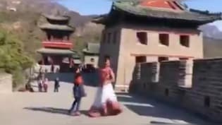 Indian Performs Garba At Great Wall Of China, Chinese Embassy Spokesperson Shares Video