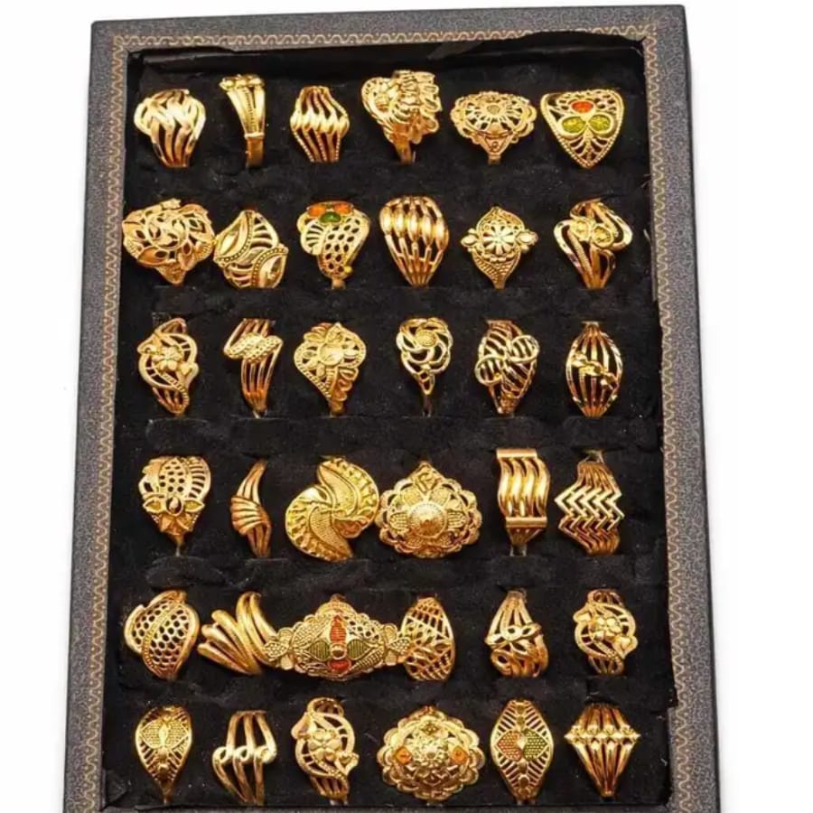 Click here to buy: Pravi Gold Plated Designer Rings Click here to buy: Pravi Gold Plated Designer Rings