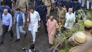 Yogi Adityanath Rushes To Lucknow Fire Site, Reviews Ops; Rajnath Singh To Visit