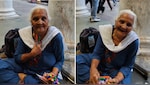 दिल्ली में पेन बेचने वाली बुजुर्ग महिला की मदद कर दिल जीत गया अमेरिकी शख्स, वीडियो वायरल