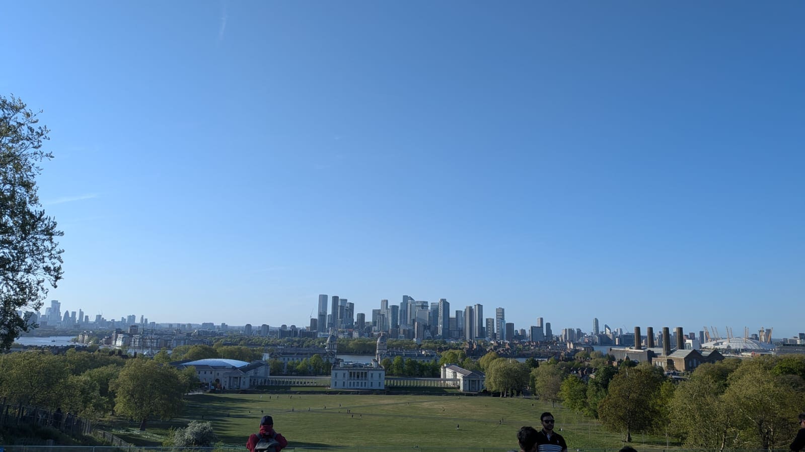 The picture was taken on top of the Greenwich Park hill. Its where the GMT divides the Earth into the Eastern and Western hemispheres. The picture was taken on top of the Greenwich Park hill. Its where the GMT divides the Earth into the Eastern and Western hemispheres.