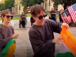 Anti India Protest in US :भारताविषयी अपशब्द, तिरंग्याचा अवमान; अमेरिकेत भारताविरोधी घोषणाबाजी, धक्कादायक Video