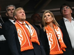 Dutch Royals Swap Orange For Blue As They Cheer For Netherlands, Then Curacao At FIFA World Cup