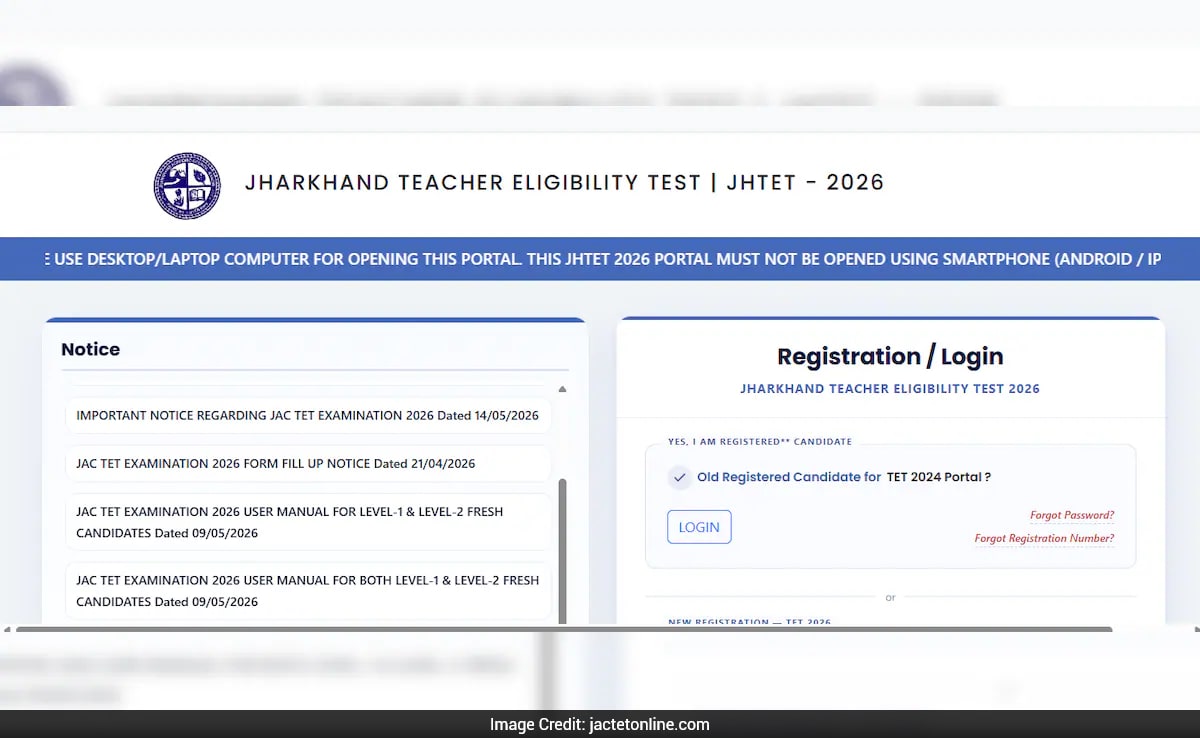 Jharkhand TET 2026 Registration Ends Today, Check Exam Date And Important Details