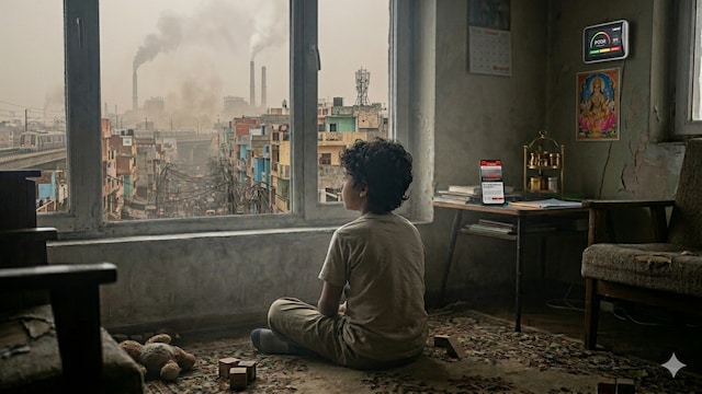 Children often have silent but dangerous exposure to air pollution and tobacco smoke