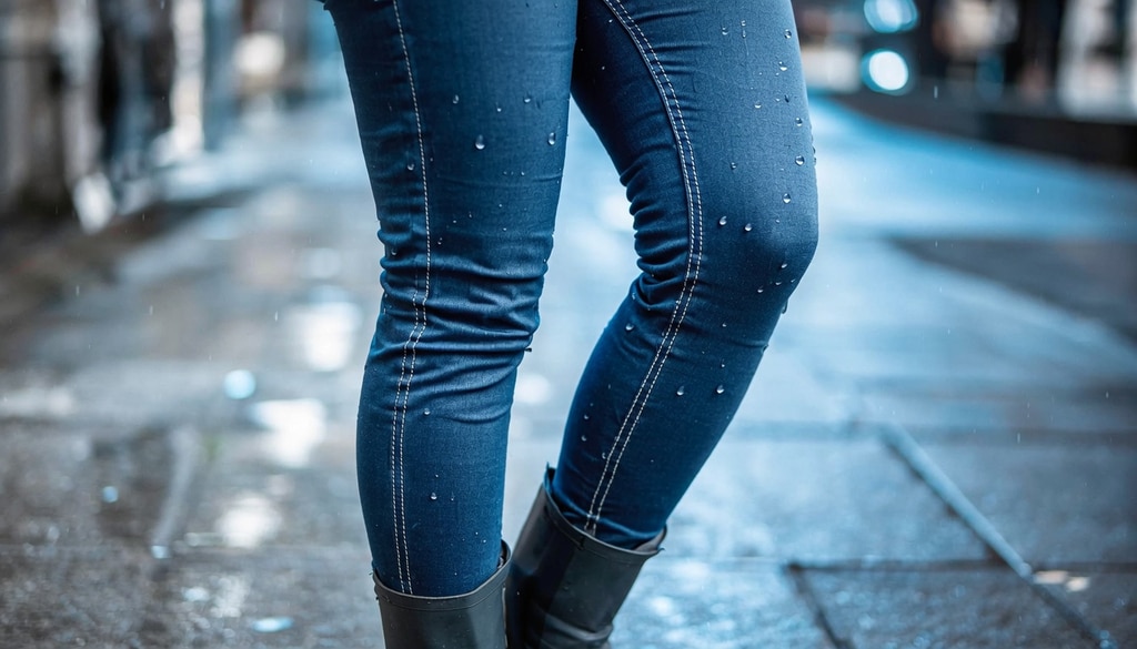 Stay comfortable in rainy weather with breathable jeggings that dry fast, offer stretch, and maintain shape. Stay comfortable in rainy weather with breathable jeggings that dry fast, offer stretch, and maintain shape.
