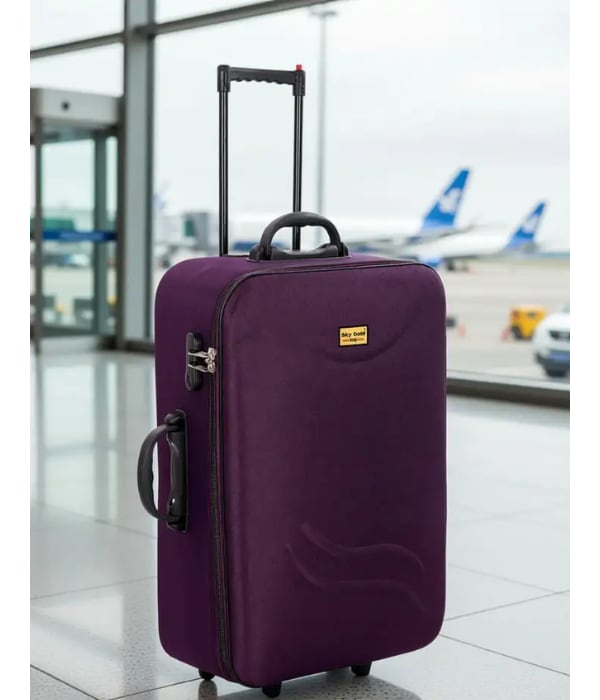 Click here to buy: Sky Gold Small Cabin & Check-in Set (39 cm) 3 Wheels - Suitcase