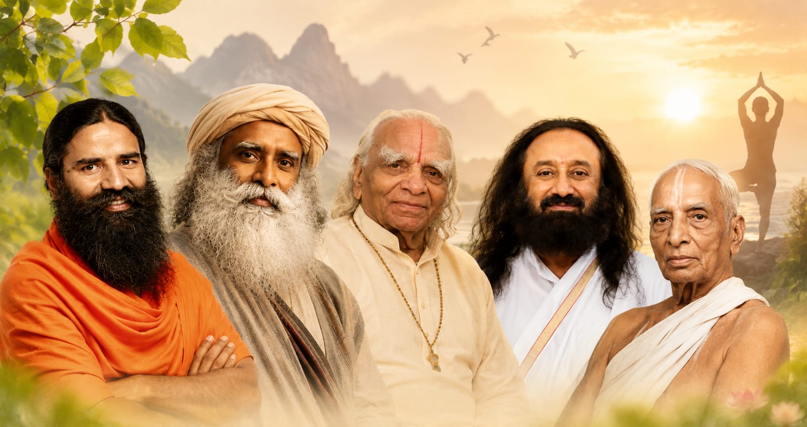 बाबा रामदेव के अलावा इन 4 गुरुओं ने दी योग को नई ऊंचाई, करोड़ों में हैं अनुयायी