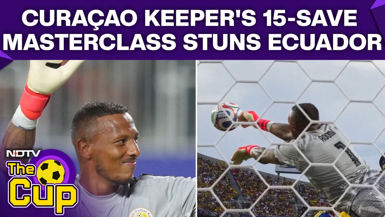 FIFA World Cup 2026: Goalkeeper Eloy Rooms 15-Save Masterclass Helps CuraÃ§ao Draw 0-0 With Ecuador