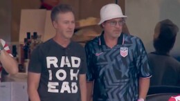 Fight Club Stars Brad Pitt And Edward Norton Steal The Spotlight At FIFA World Cup