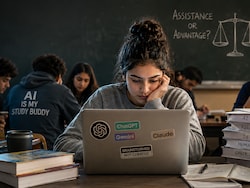 As Students "Flex" AI Use, Professors Worry They're "Outsourcing Thinking"