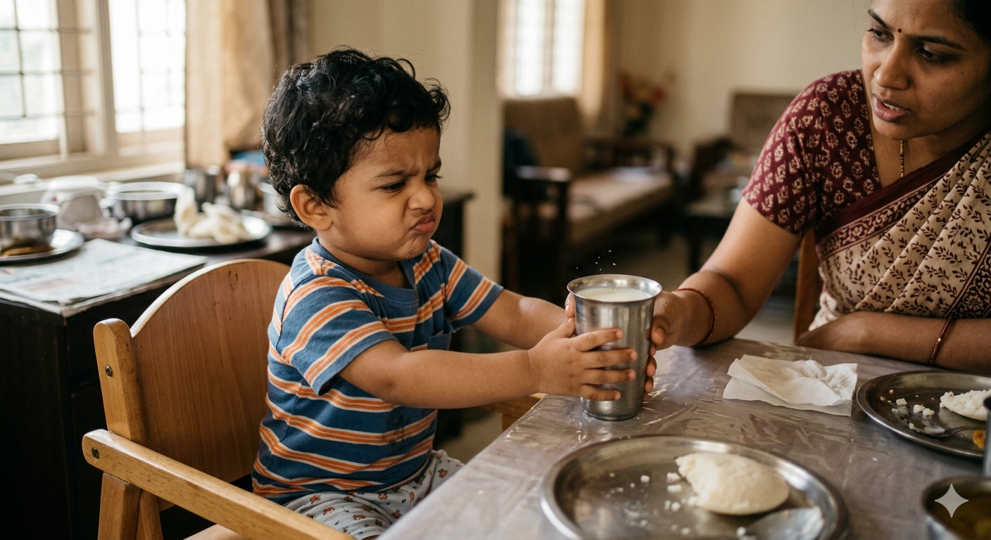 Track what your child eats and any symptoms that follow
