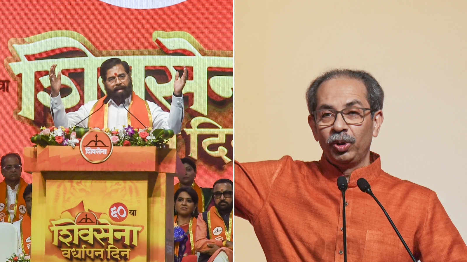 Eknath Shinde-Uddhav Thackeray Duel Features Tigers, Dogs And Sholay