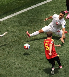 10-Man Belgium Held 0-0 By Iran As Nathan Ngoy Sent Off
