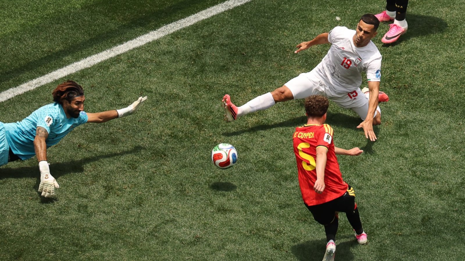 10-Man Belgium Held 0-0 By Iran As Nathan Ngoy Sent Off