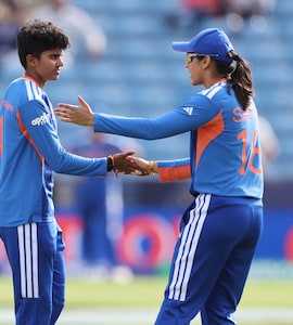 Smiri Mandhana, Shree Charani Shine In Indias 95-Run Win Over Netherlands