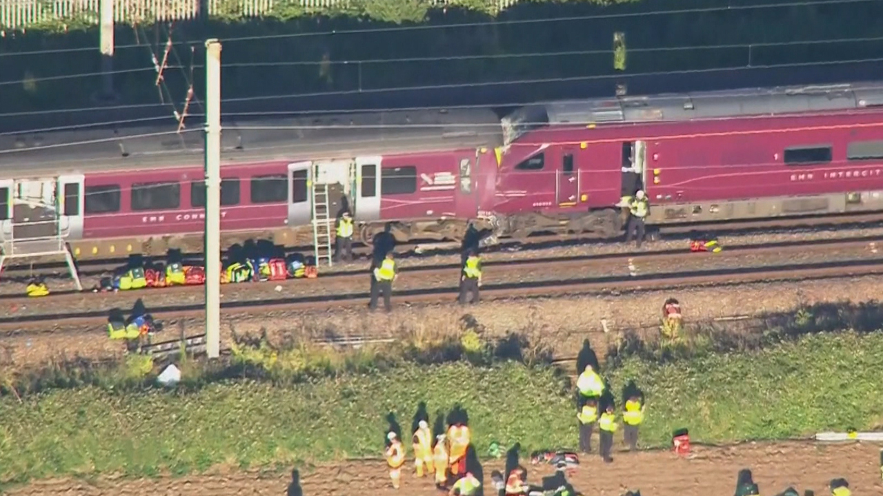 Driver Dead, Over 80 Injured Injured As 2 Trains Collide Near London