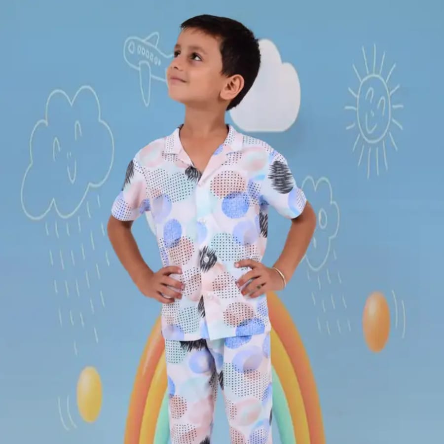 Click here to buy: 3BROS Boys Printed Multicolor Night Suit Set Click here to buy: 3BROS Boys Printed Multicolor Night Suit Set