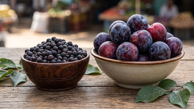 Phalsa and Aloo Bukhara contains properties that make it reduce heatwave headaches