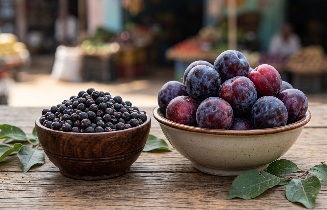 Phalsa and Aloo Bukhara contains properties that make it reduce heatwave headaches