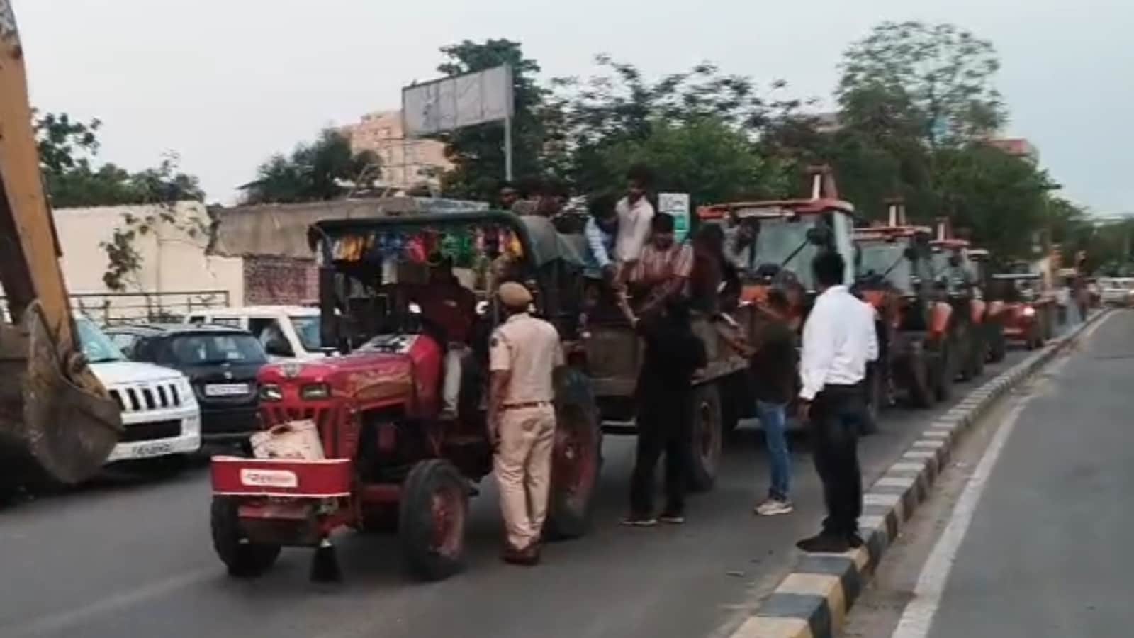 Jaipur Bulldozer Action