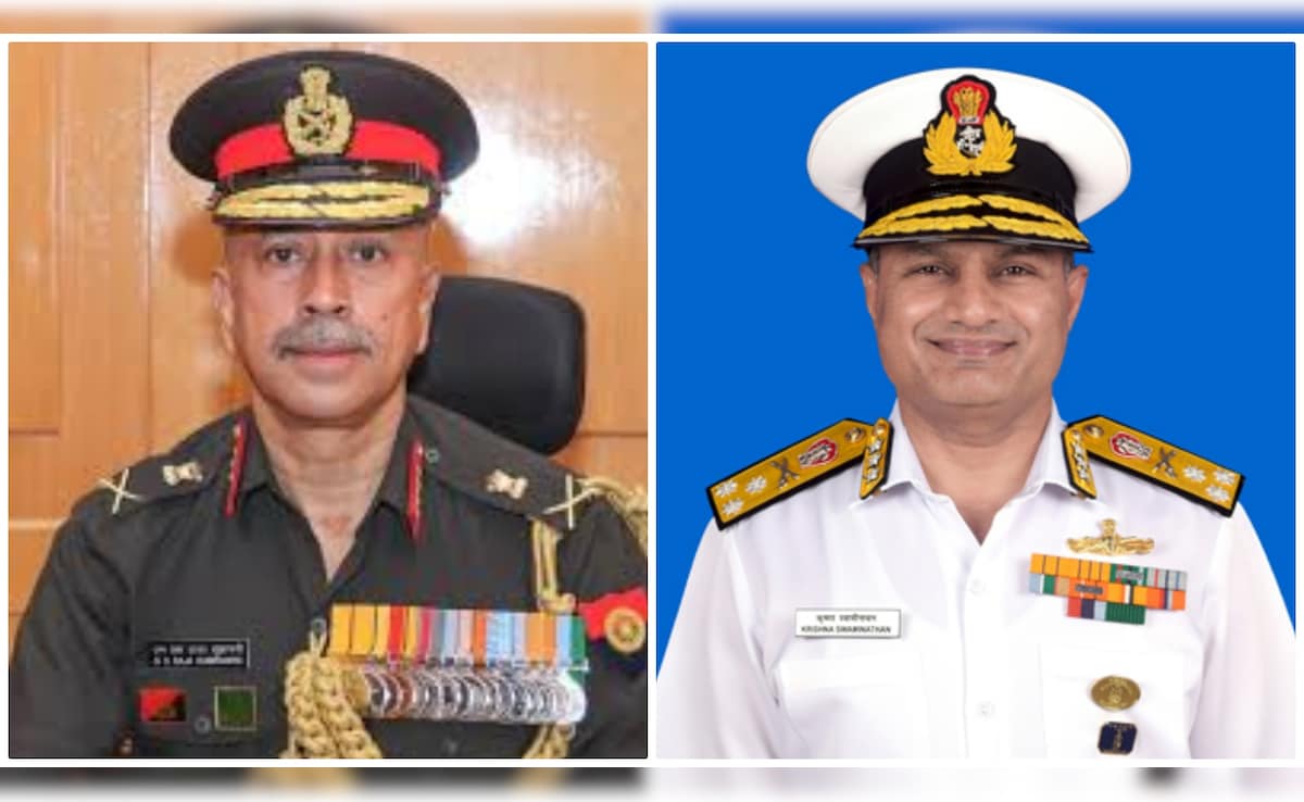 भारत की सेना को नया 'कमांडर', नौसेना को नया कप्तान; कौन हैं जनरल सुब्रामणि और एडमिरल स्वामीनाथन?