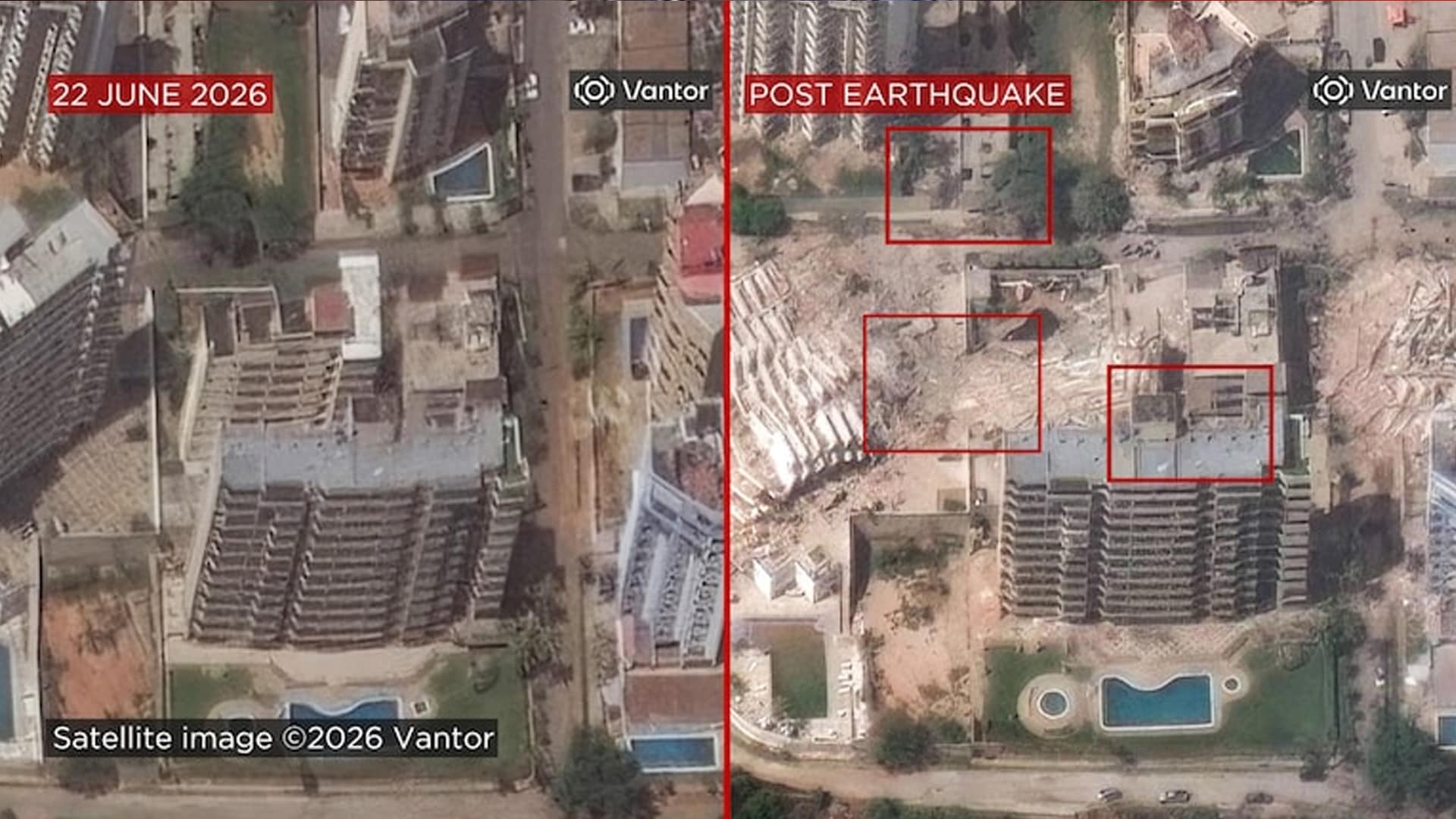 Collapsed Buildings, Debris: Satellite Pics Show Impact Of Venezuela Earthquakes