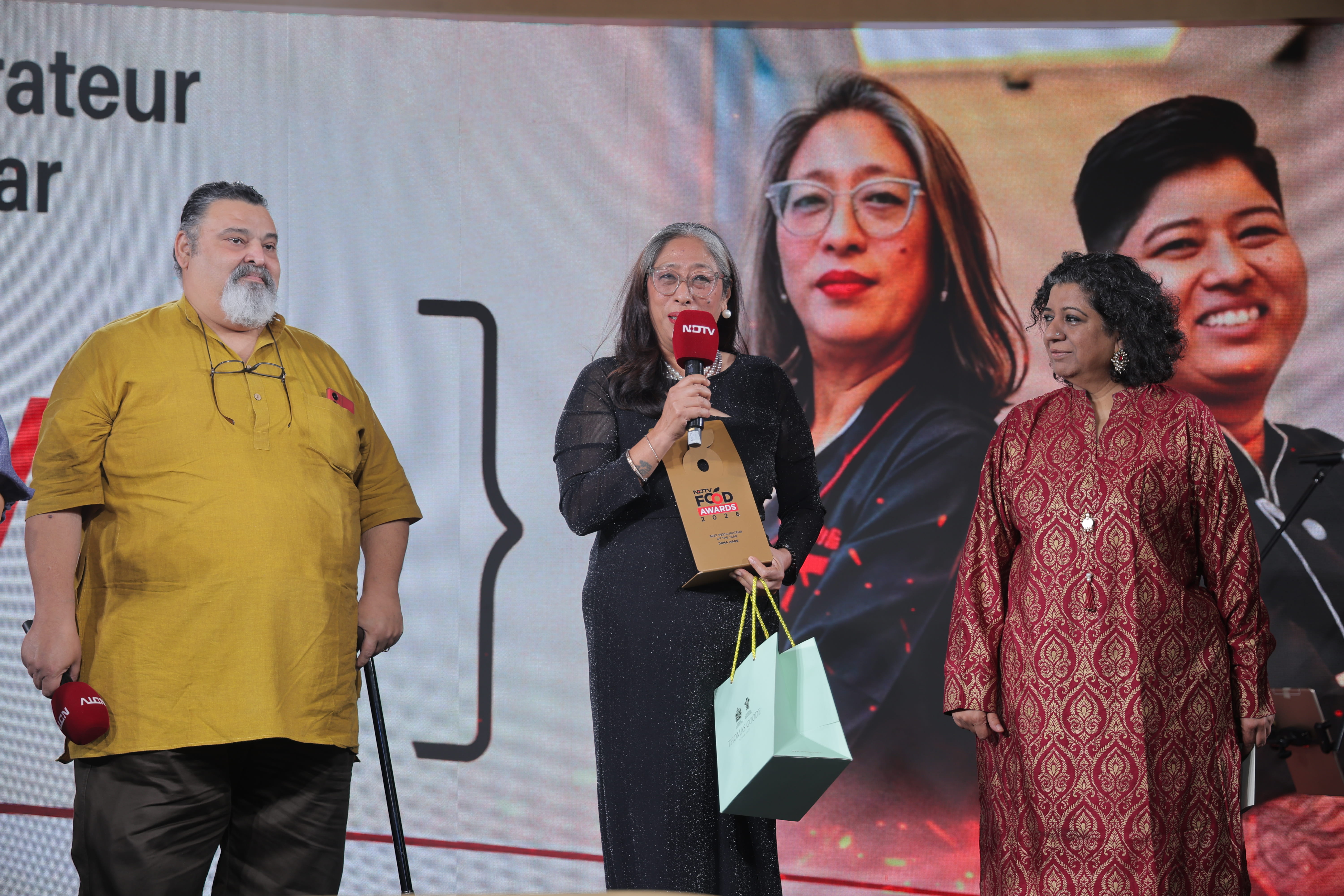 NDTV Food Awards 2026: Doma Wang Wins Best Restaurateur Of The Year
