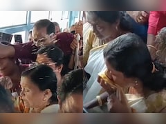 <i>Kheer</i> Spills On Kerala Minister During State Bus Free Travel Scheme Launch