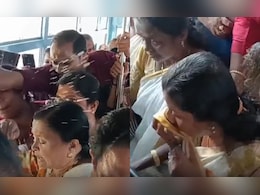 <i>Kheer</i> Spills On Kerala Minister During State Bus Free Travel Scheme Launch
