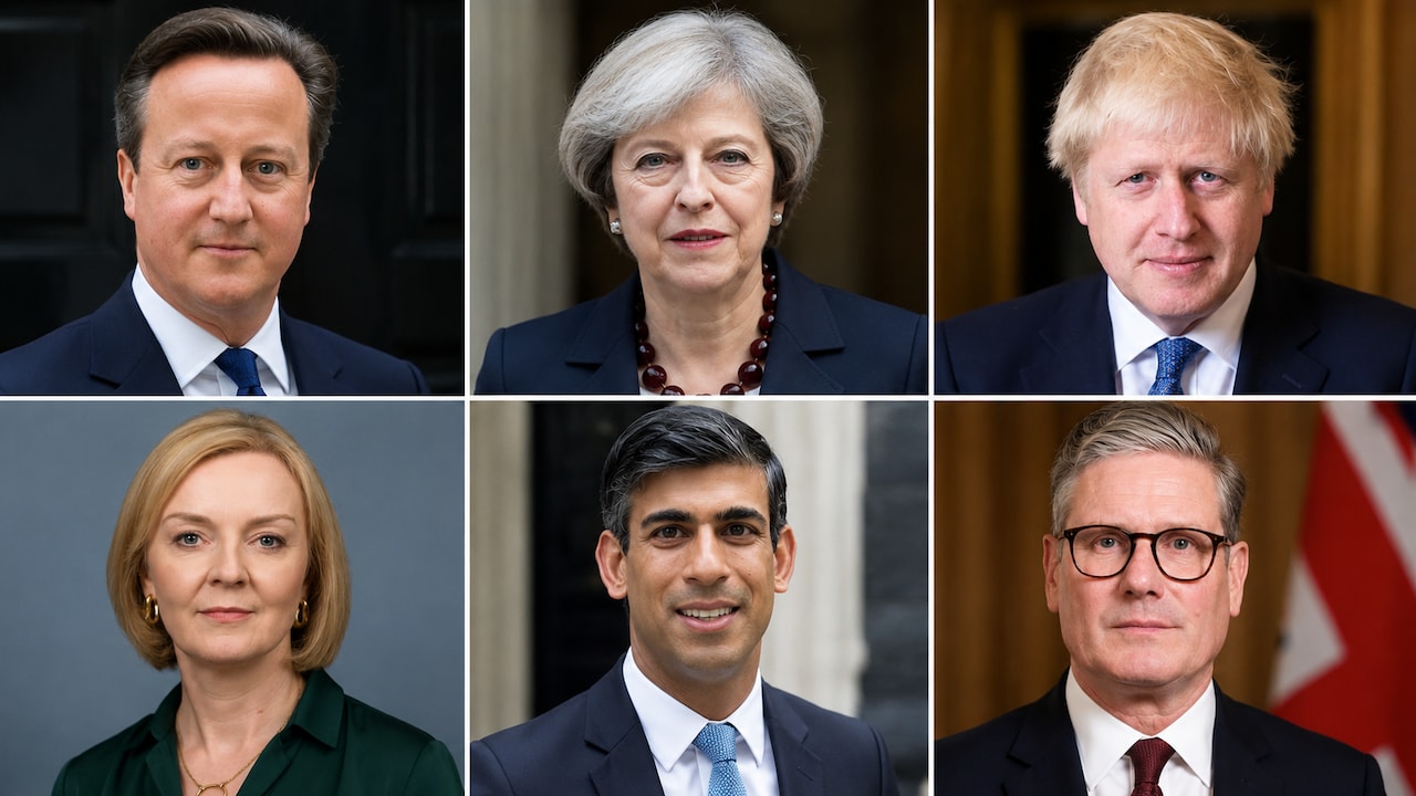 UK's Revolving Door: Six PMs In 11 Years, And Where Keir Starmer Ranks With 717-Day Tenure