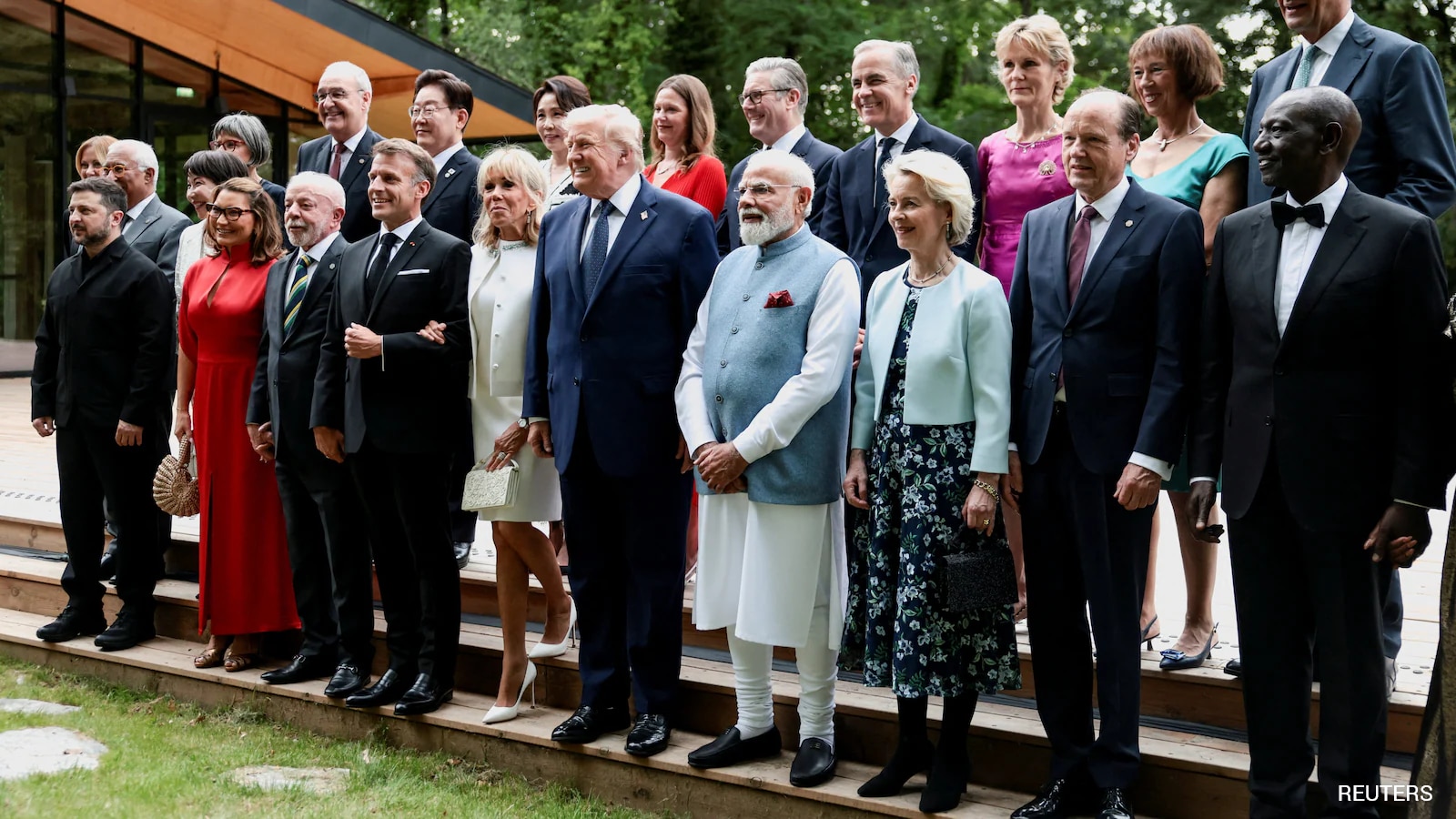 “We Are Always Ready”: PM Modi As He Stands Beside Trump For G7 Summit Photo