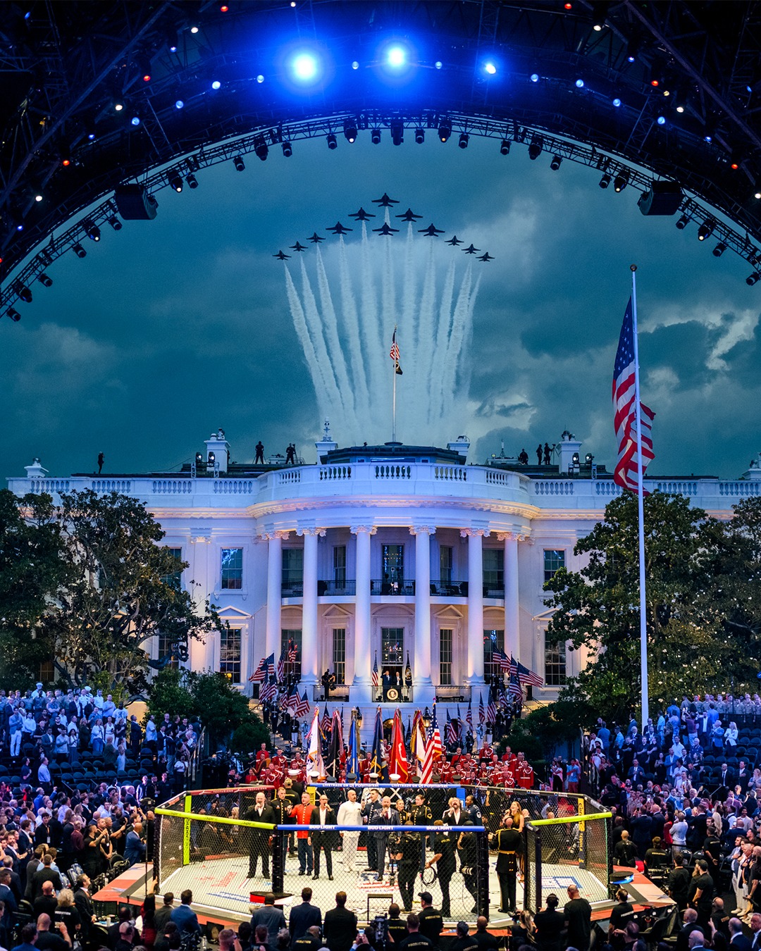 UFC Freedom 250 At The White House Turns Into Star Studded Spectacle
