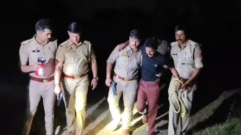 नाबालिग से रेप करने का आरोपी गिरफ्तार: पुलिस ने मुठभेड़ में मारी गोली, चाकू भी किया बरामद