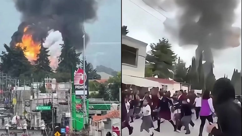 Video: 'Mushroom Cloud' Over Mexico As Tanker Carrying Stolen Fuel Explodes