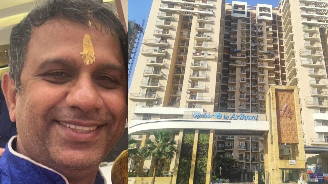 ग्रेटर नोएडा की अरिहंत अंबर सोसाइटी में हादसा, बिल्डिंग का प्लास्टर गिरने से बाइक सवार की मौत