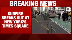 Panic At New York's Times Square After Gunshots, People Run For Cover