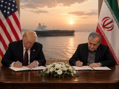 US-Iran War News Live Updates: Trump-Pezeshkian Sign Peace Deal At Palace of Versailles