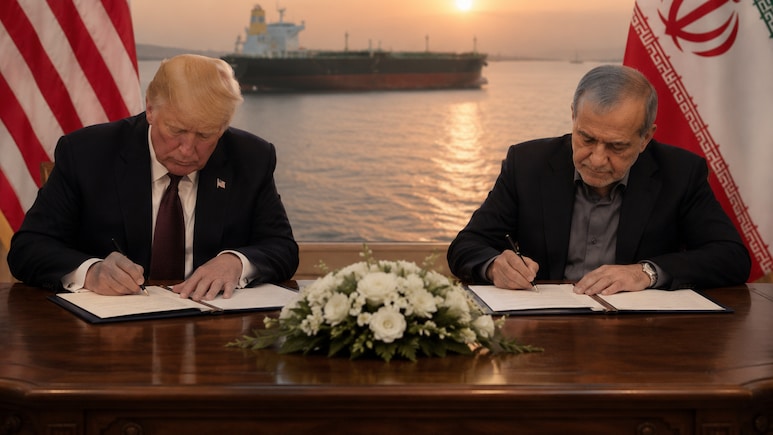 Trump Officially Signs US-Iran Peace Deal MoU To End War, Reopen Hormuz
