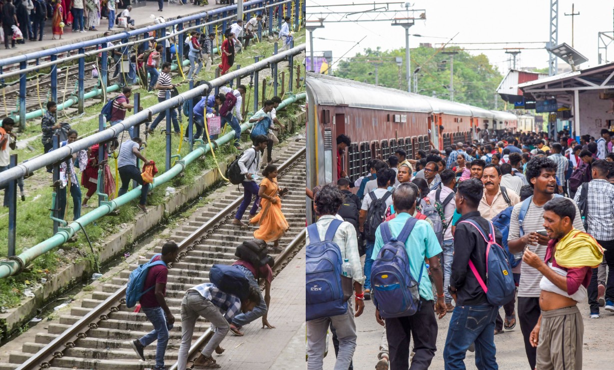 Ground Report: ठसाठस भीड़, लेटलतीफी, स्पेशल ट्रेनों का पता नहीं... परीक्षा से पहले बवाल पर क्या बोले अभ्यर्थी?