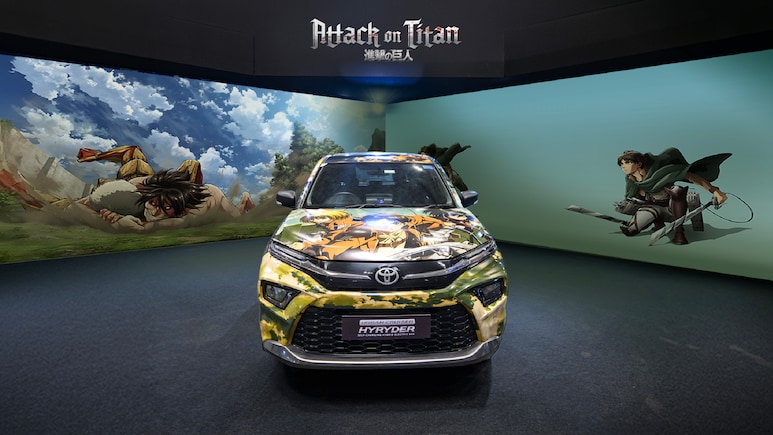 Toyota Urban Cruiser Hyryder Gets 'Attack On Titan' Makeover For Anime India 2026