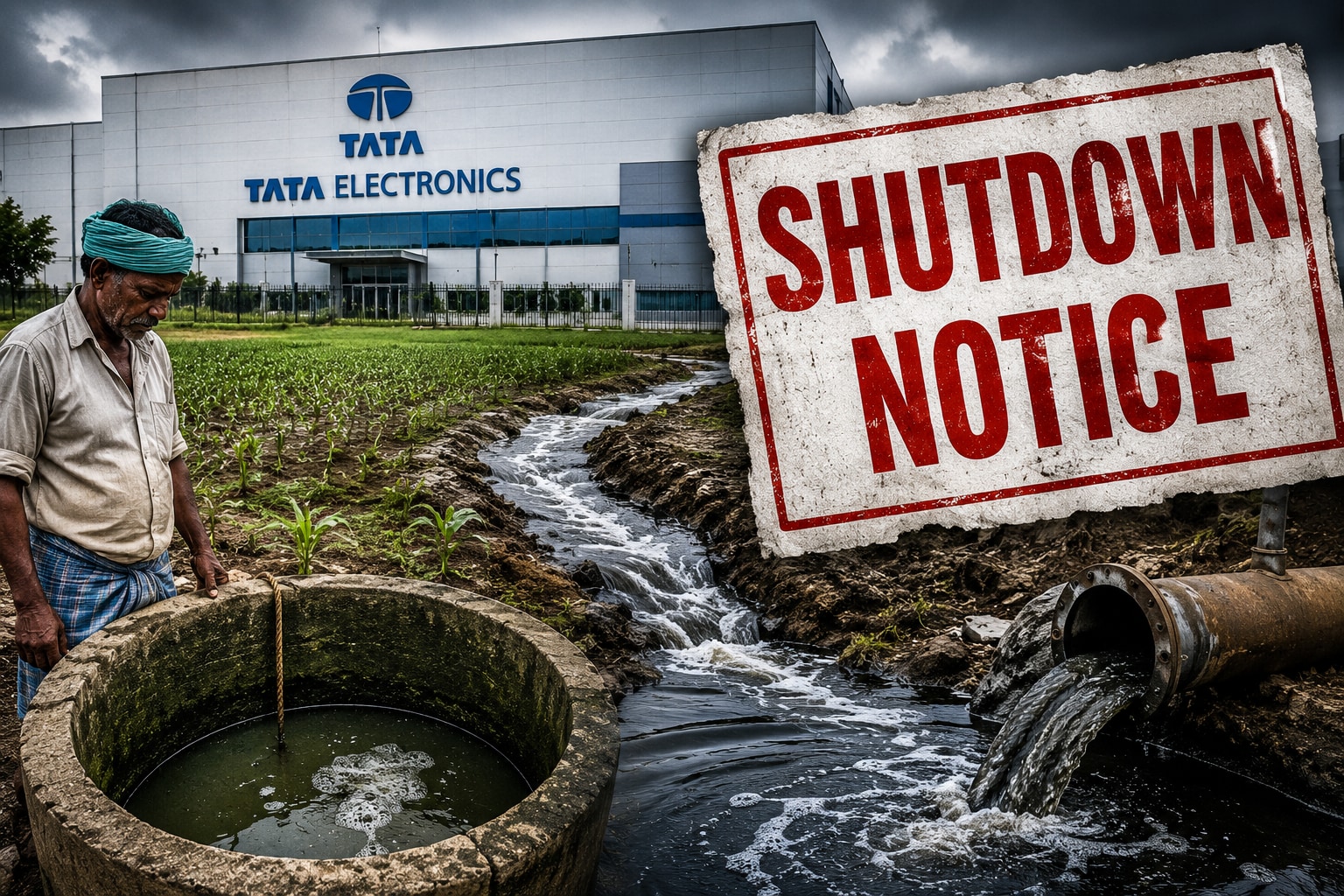 Tata's iPhone Plant Faces Shutdown Threat In Tamil Nadu Over Groundwater Contamination