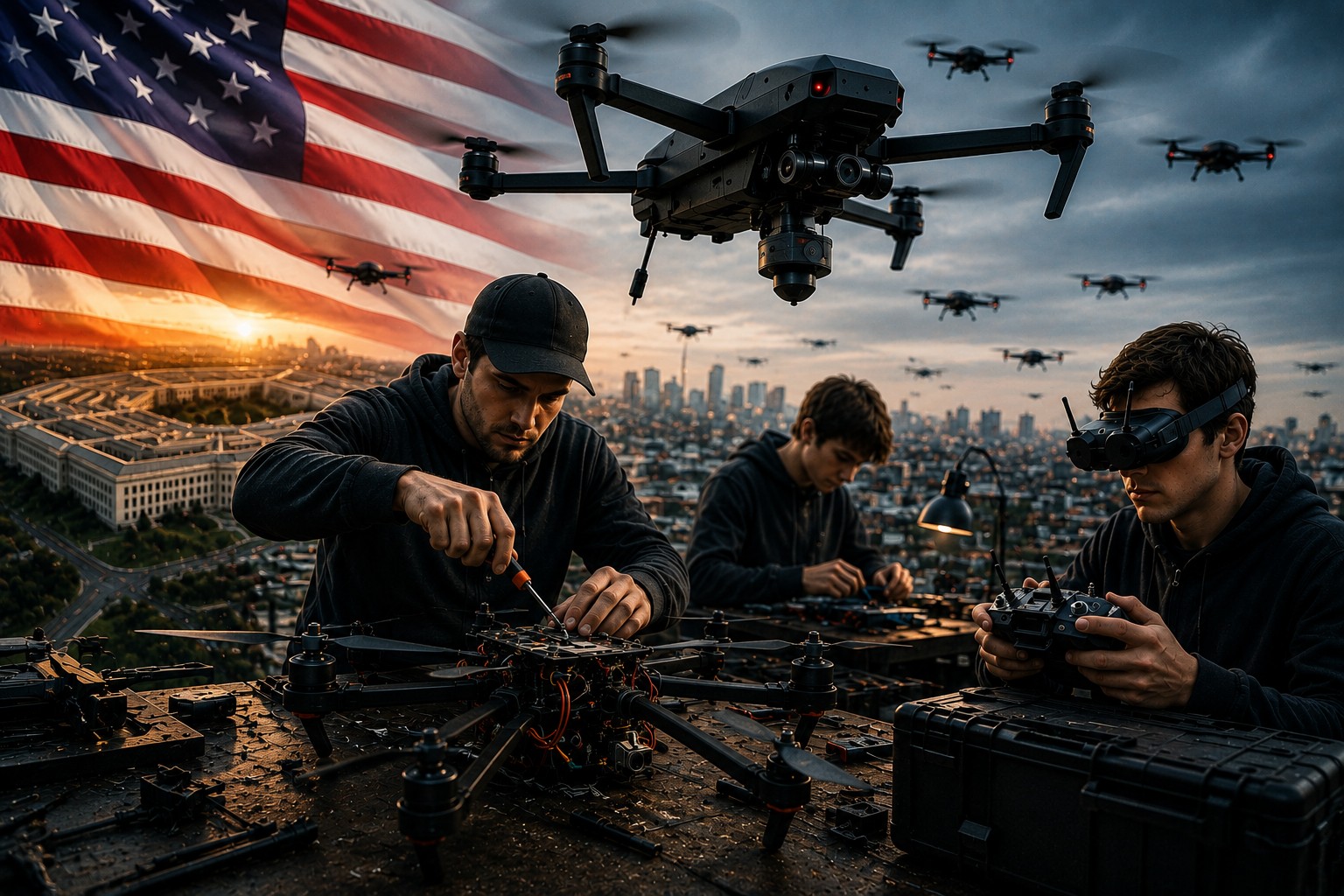 $54 Billion Drone Swarm: Pentagon's Plan To Flood Skies With Flying Bombs