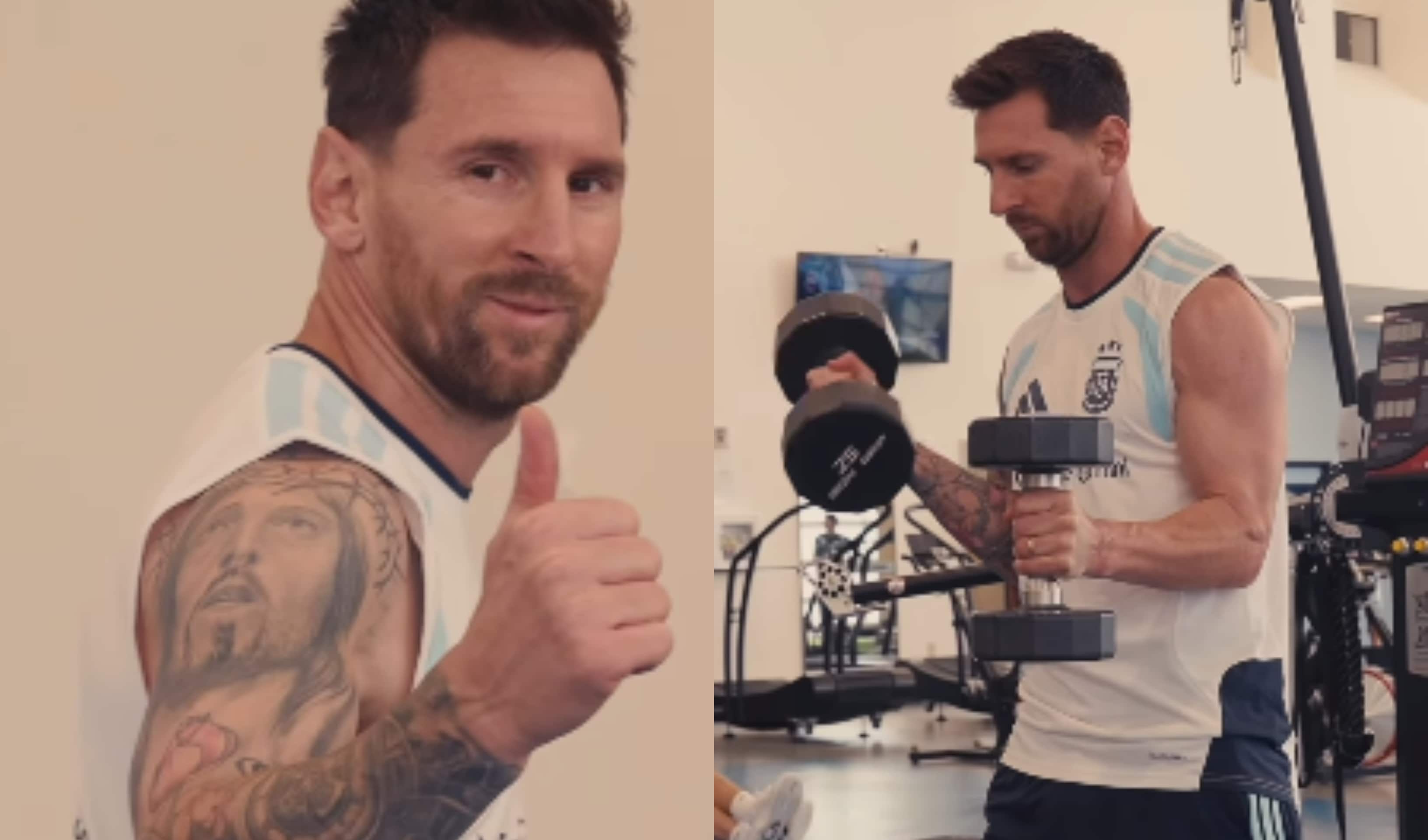Watch:Messi Undergoes High Intensity Workout On 39th Birthday Amid FIFA WC